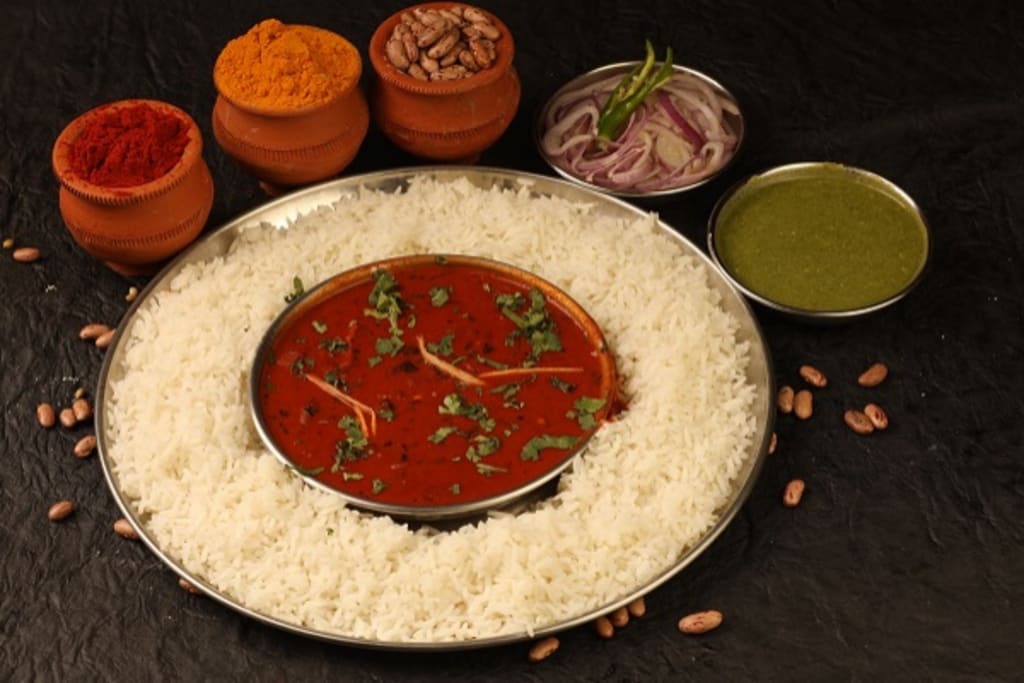 Delhi Wale Rajma With Rice